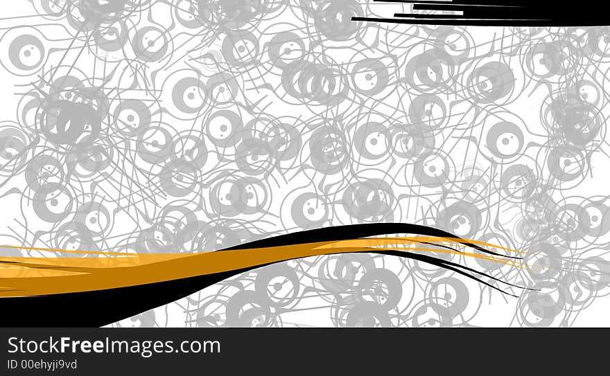 Dynamic hi-tech abstract background design series