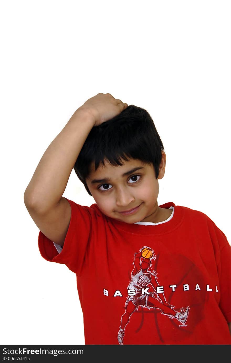 Young man holding his hands over head in dispair