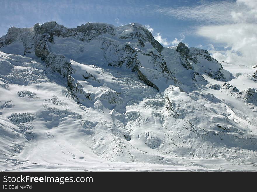 Alpine glacier