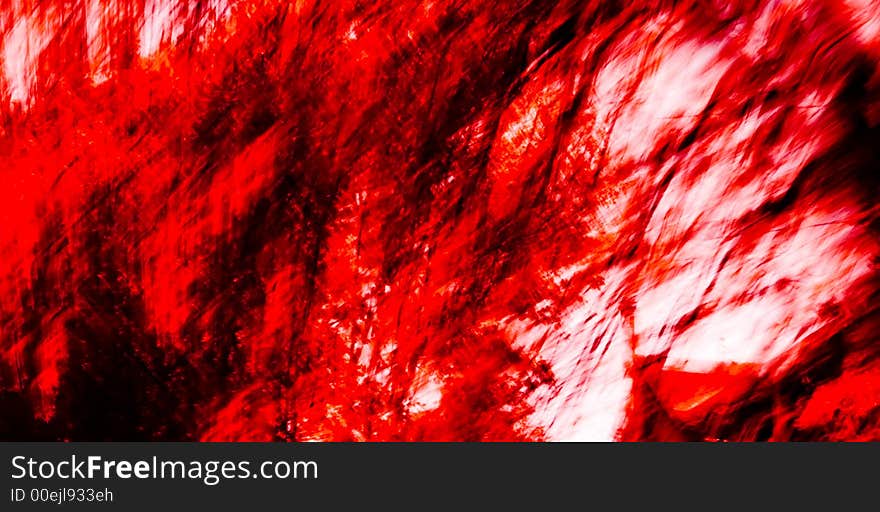 Textured Red Abstract 5