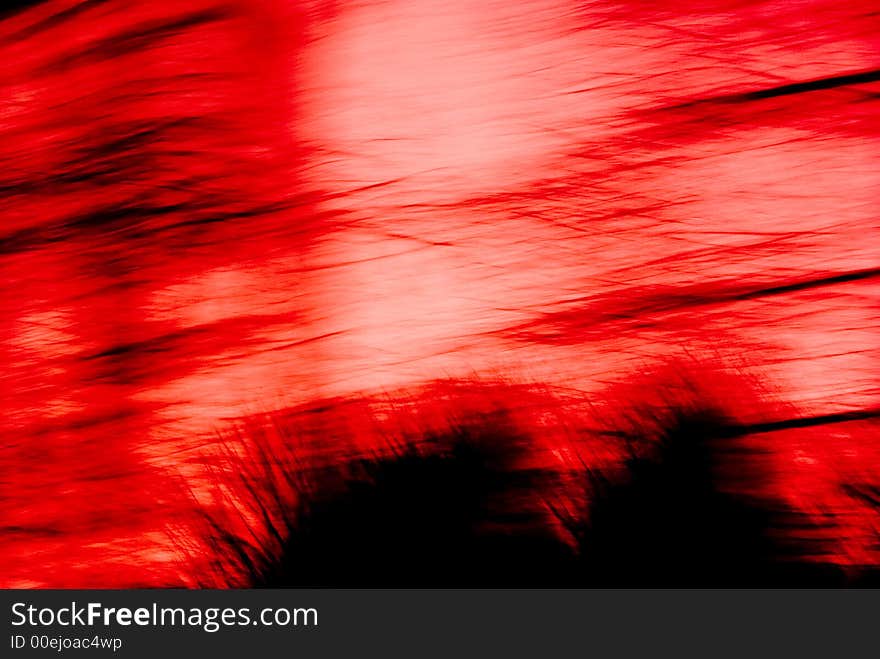 Textured Red Abstract 14