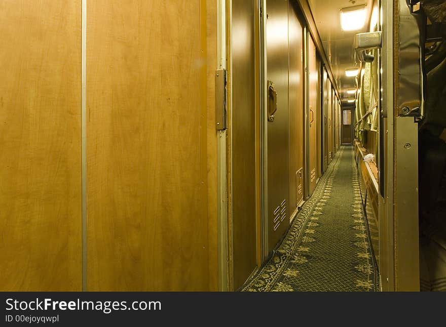 Interior Of Compartment Vagon