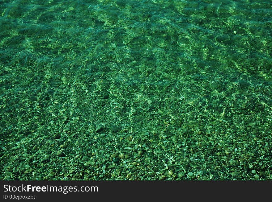 Green Water Background