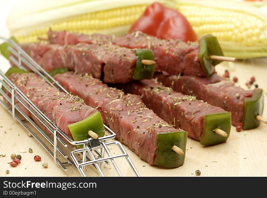 Beef kebabs