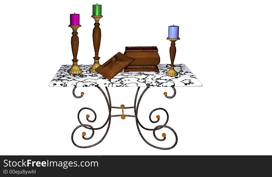 Table With Candles