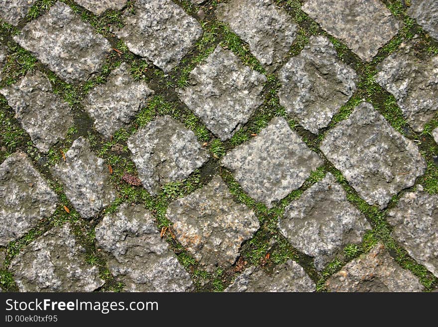 Pavement stones as a background