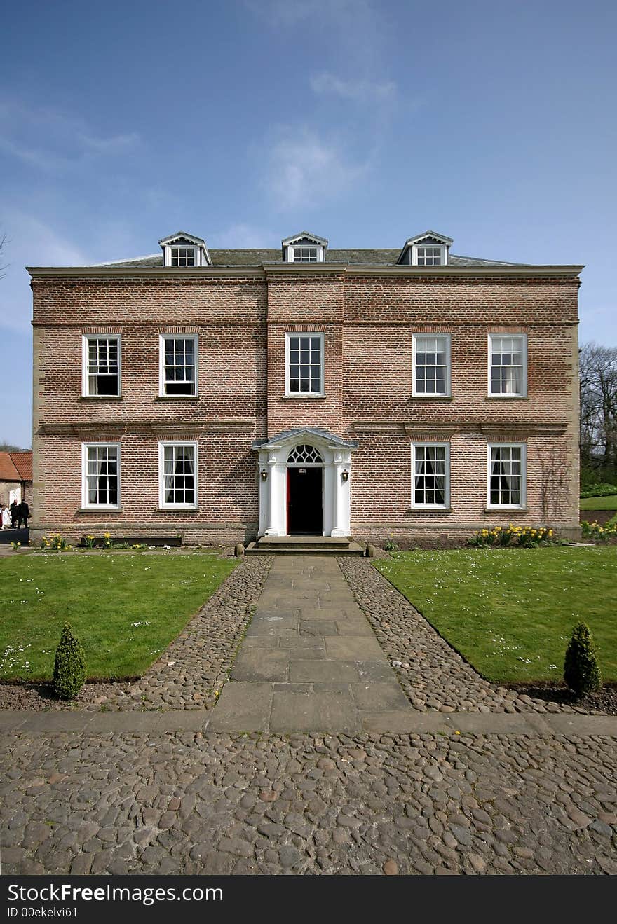 Marton Hall looking towards the main door