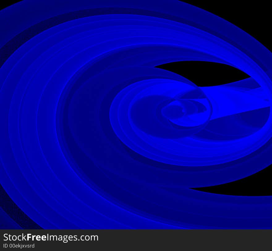 A computer generated abstract image; fractal swirl design