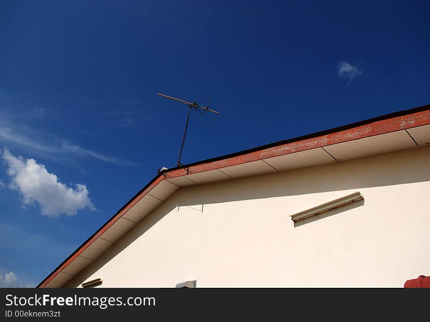 House, Skies And Clouds