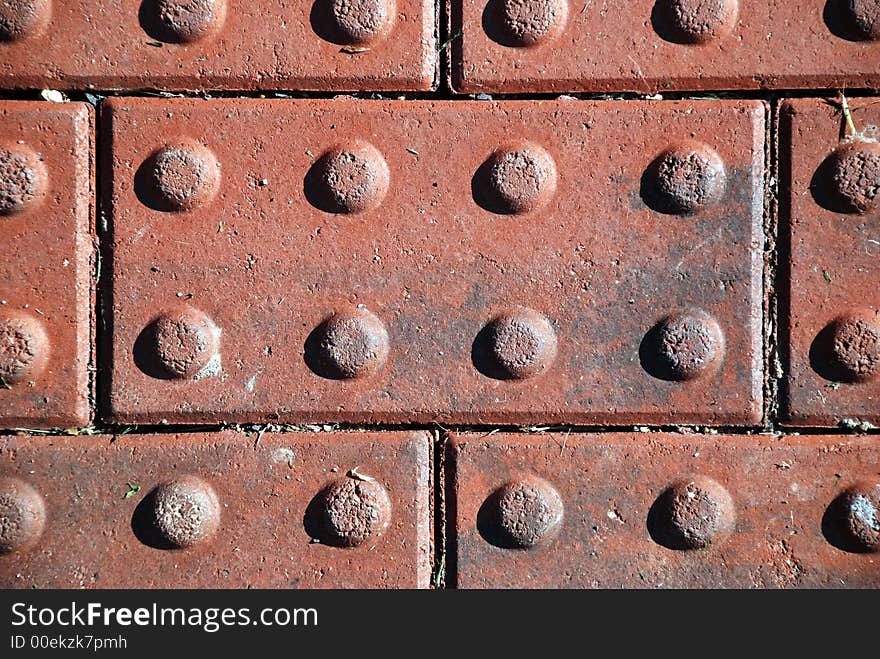 Textured Red Bricks