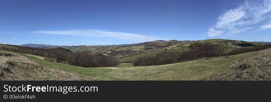 Countryside panorama