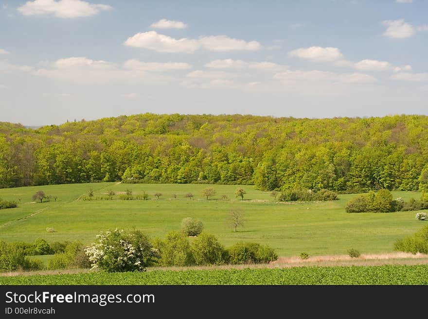 Landscape in Saarland