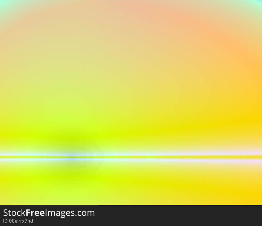 Digital  background - fractal Warm energy