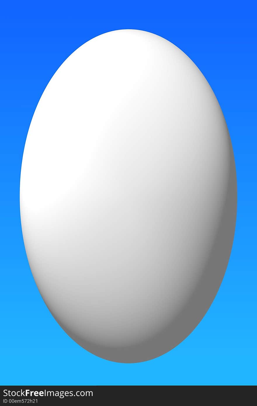 Computer generated image of Easter egg