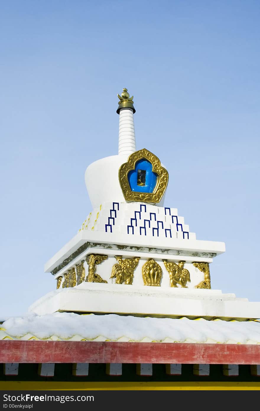 Cupola of buryat s Temple