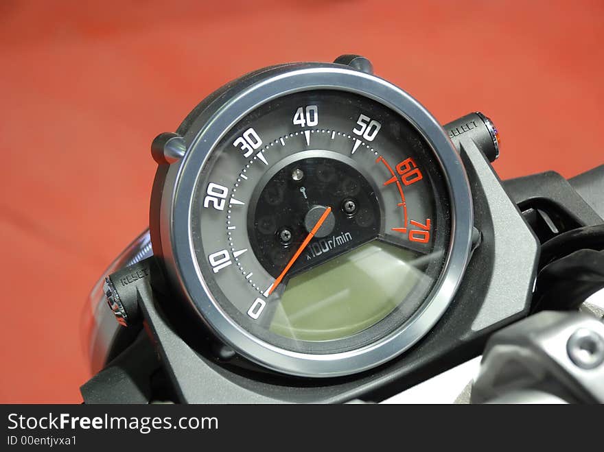 Tachometer of modern bike