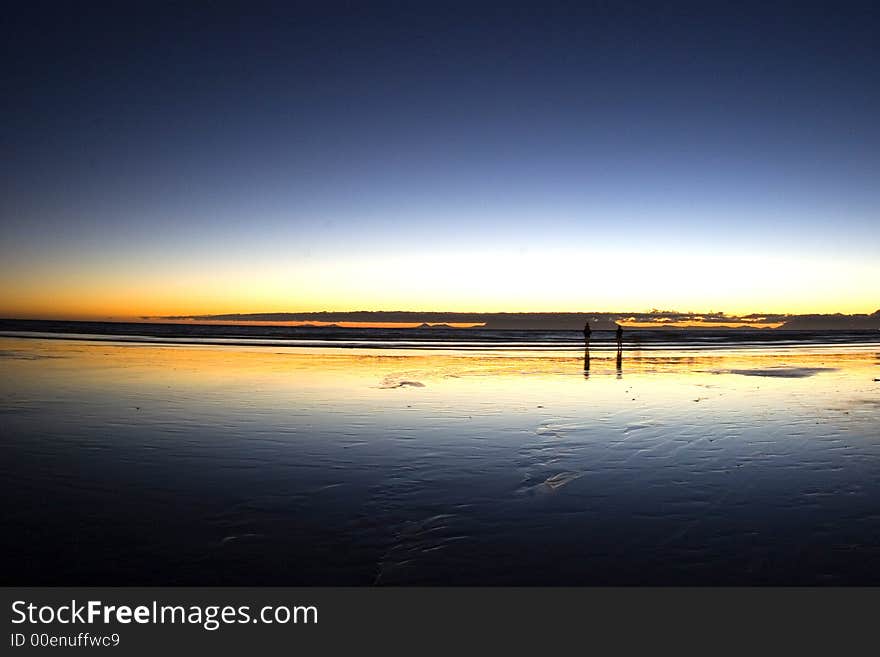 Reflections In The Sand