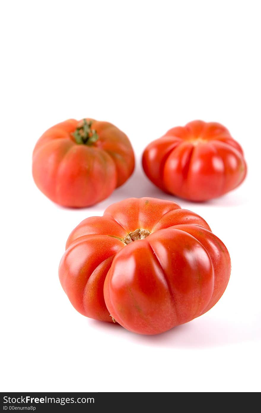 Ripe Tiger Tomatoes