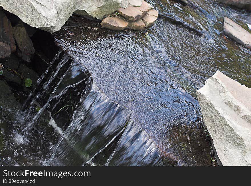 This photo is of a little stream. This photo is of a little stream.