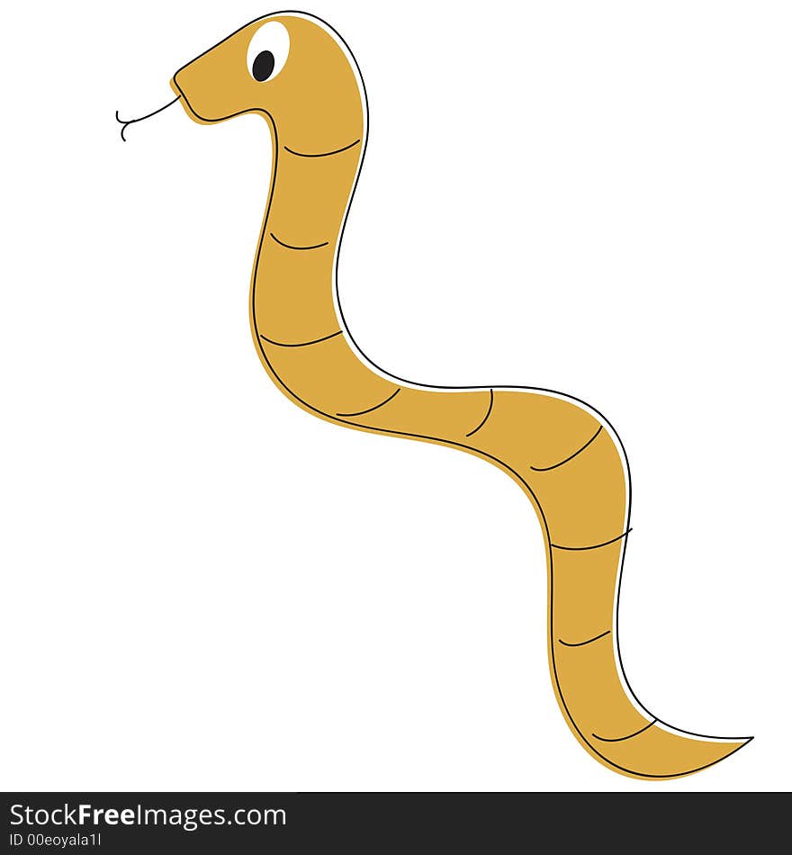 Cartoon snake