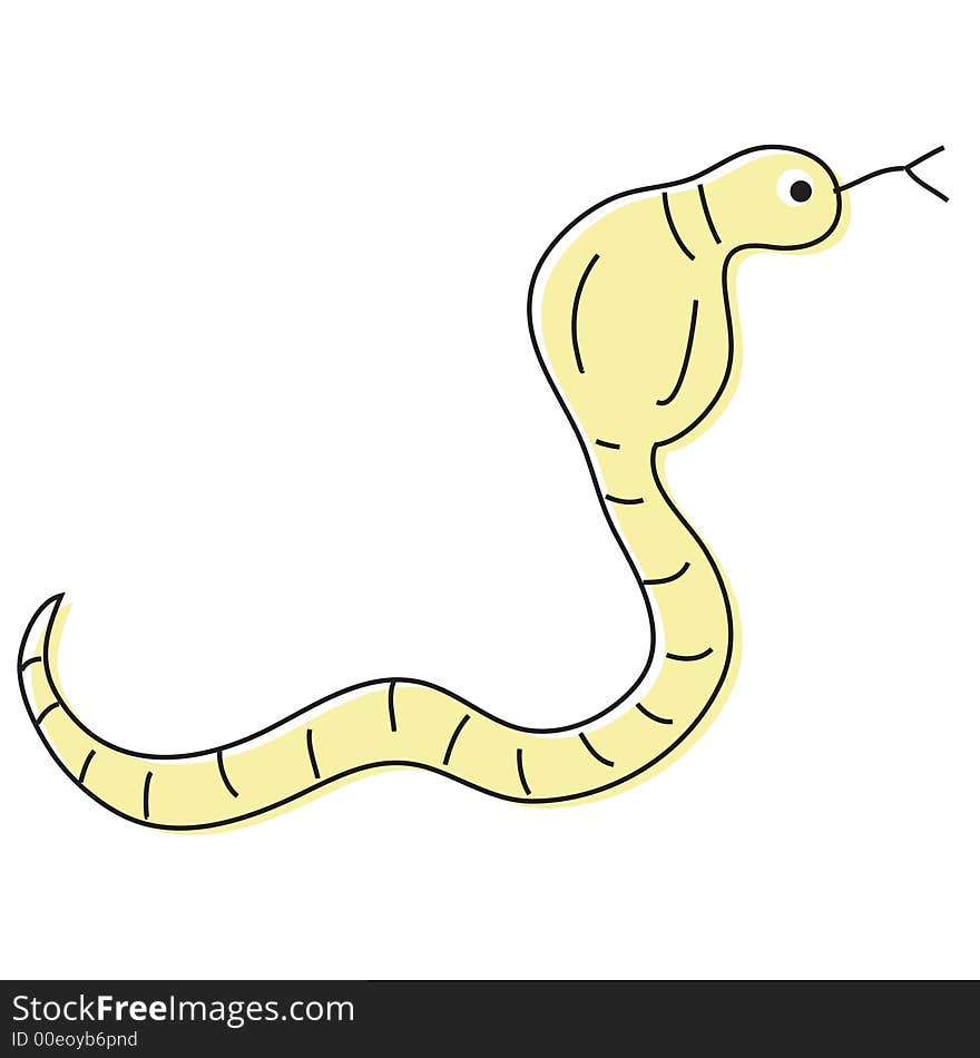 Cartoon snake