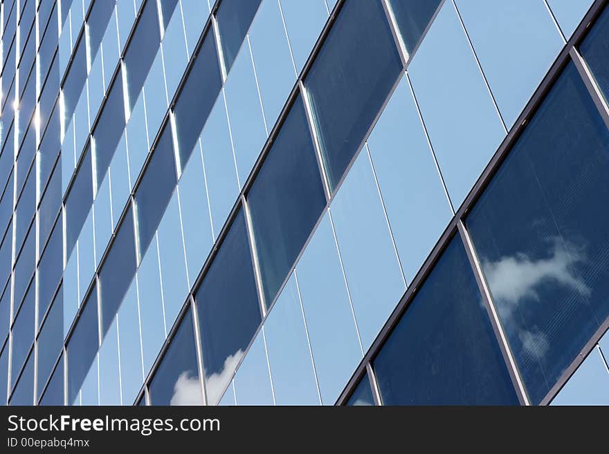 Windows of the office building