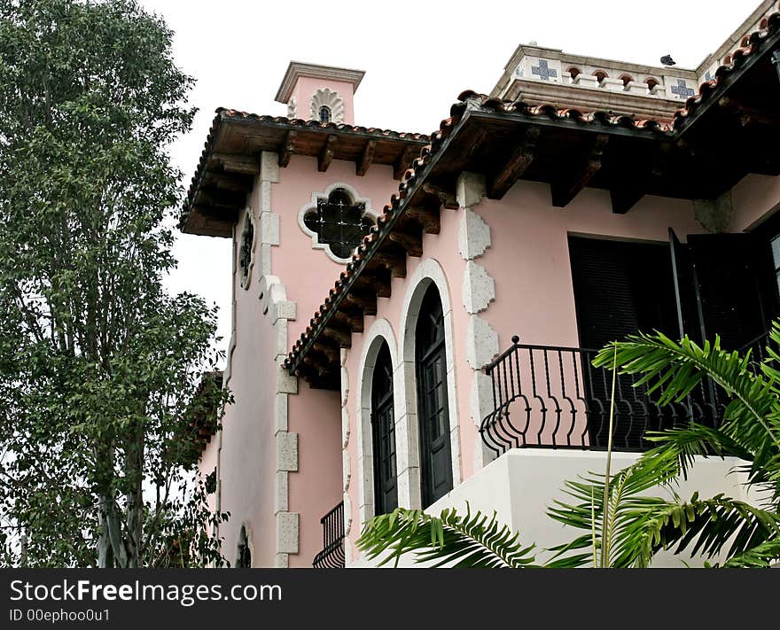 Pink and White Hacienda