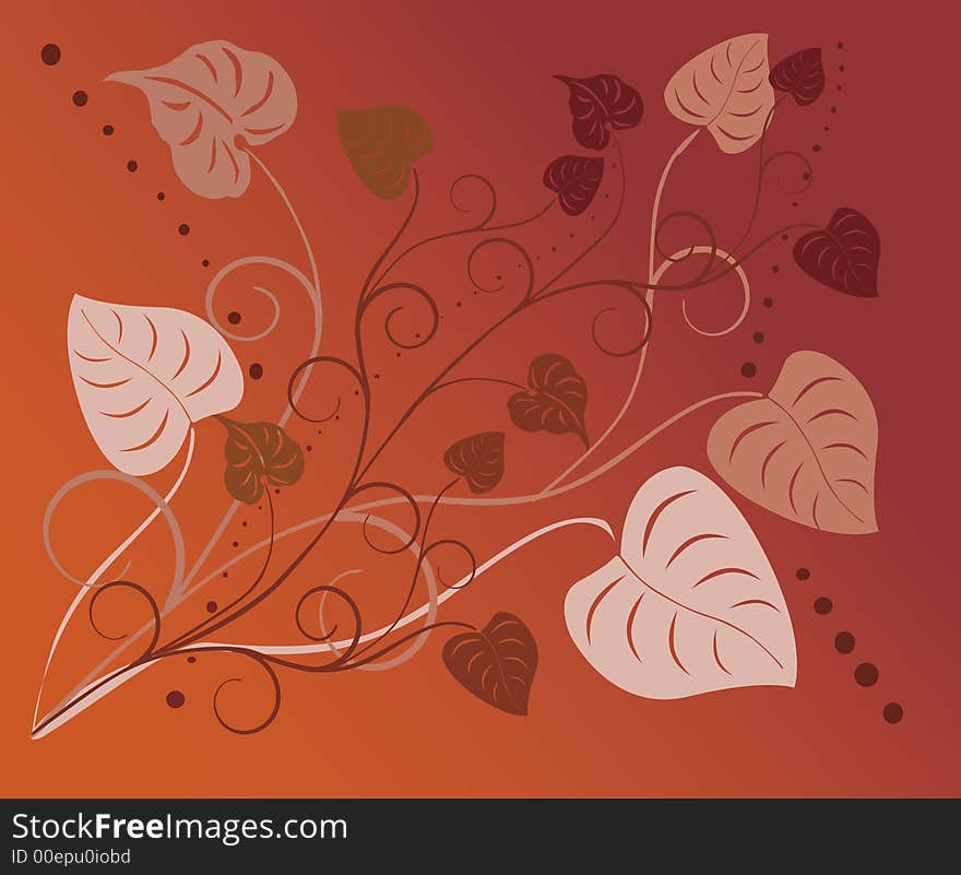 Floral Background - vector