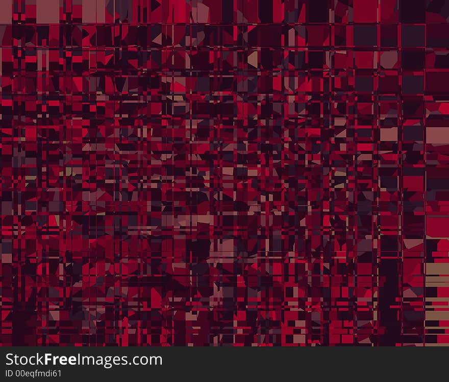 Abstract of red tones retro style