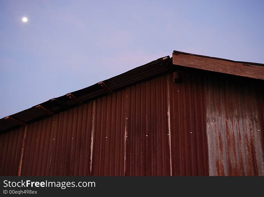 Sunrise, skies and clouds at the countryside