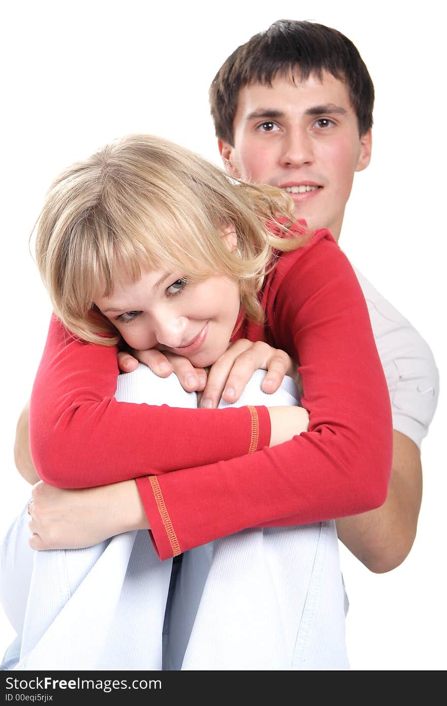 Portrait of a young people. Shot in studio. Portrait of a young people. Shot in studio.