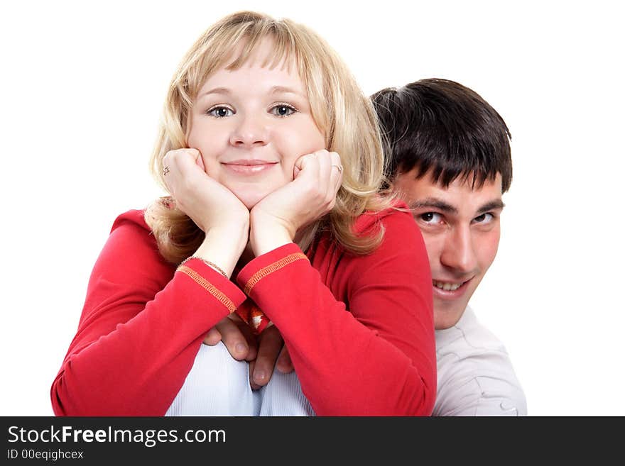 Portrait of a young people. Shot in studio. Portrait of a young people. Shot in studio.