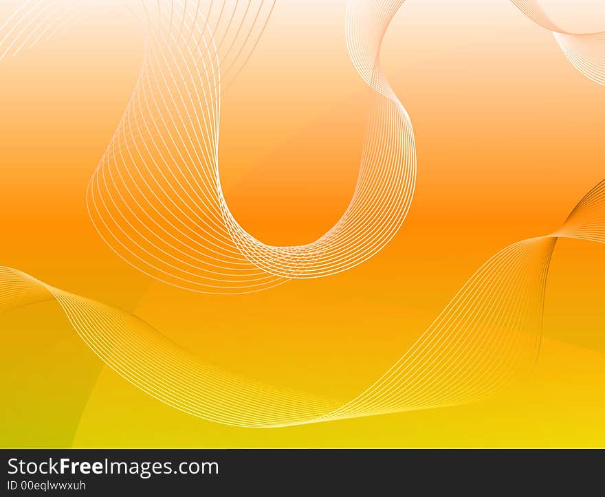 An abstract background with tones, waves and yellow colour. An abstract background with tones, waves and yellow colour