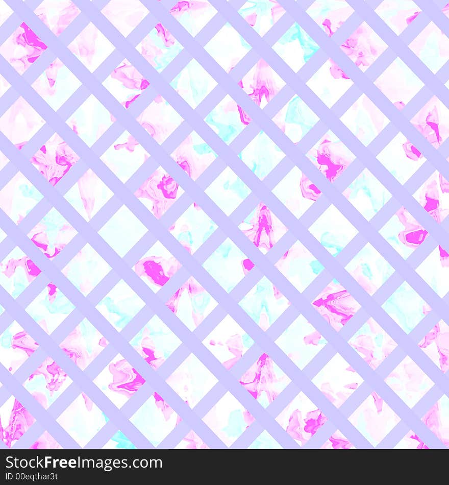 Pastel Grid Wrapping