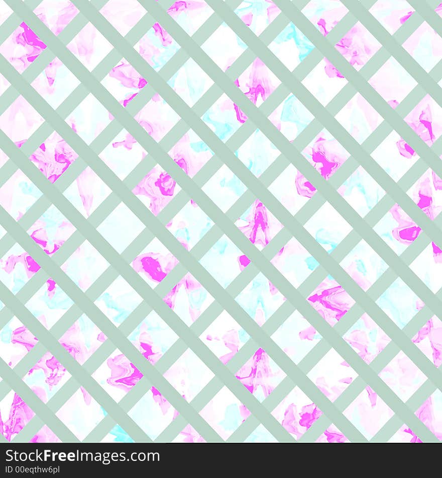 Pastel grid wrapping