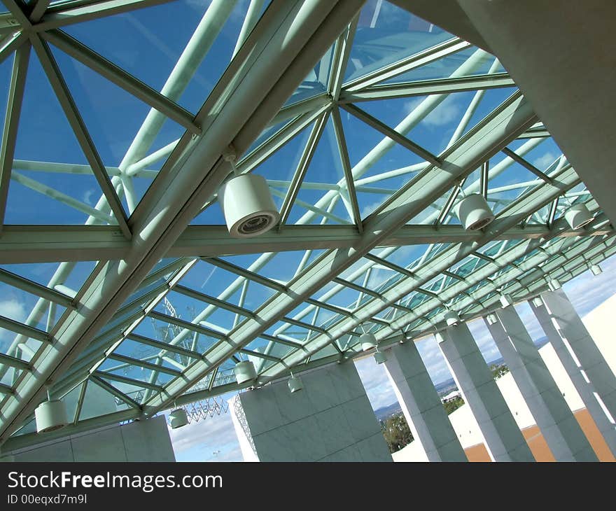 Roof of the entrance to parliament building. Roof of the entrance to parliament building.