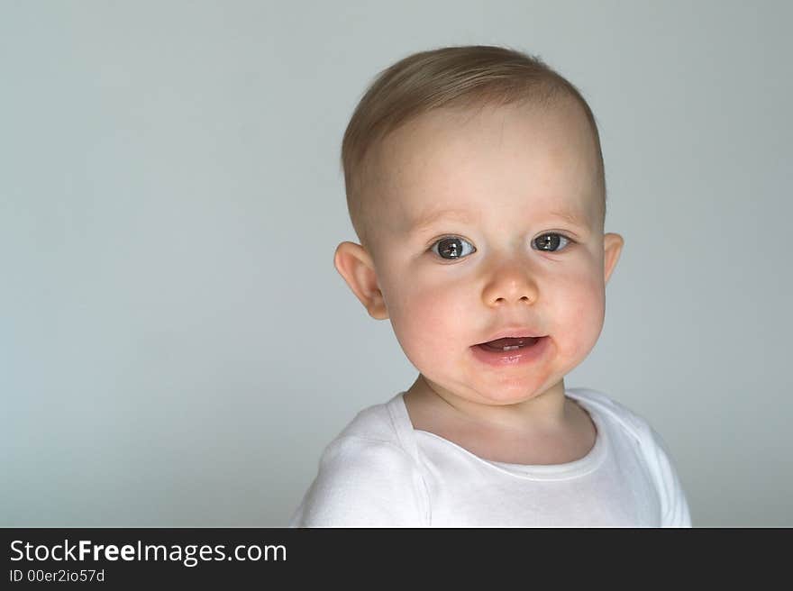 Image of a beautiful, happy baby boy