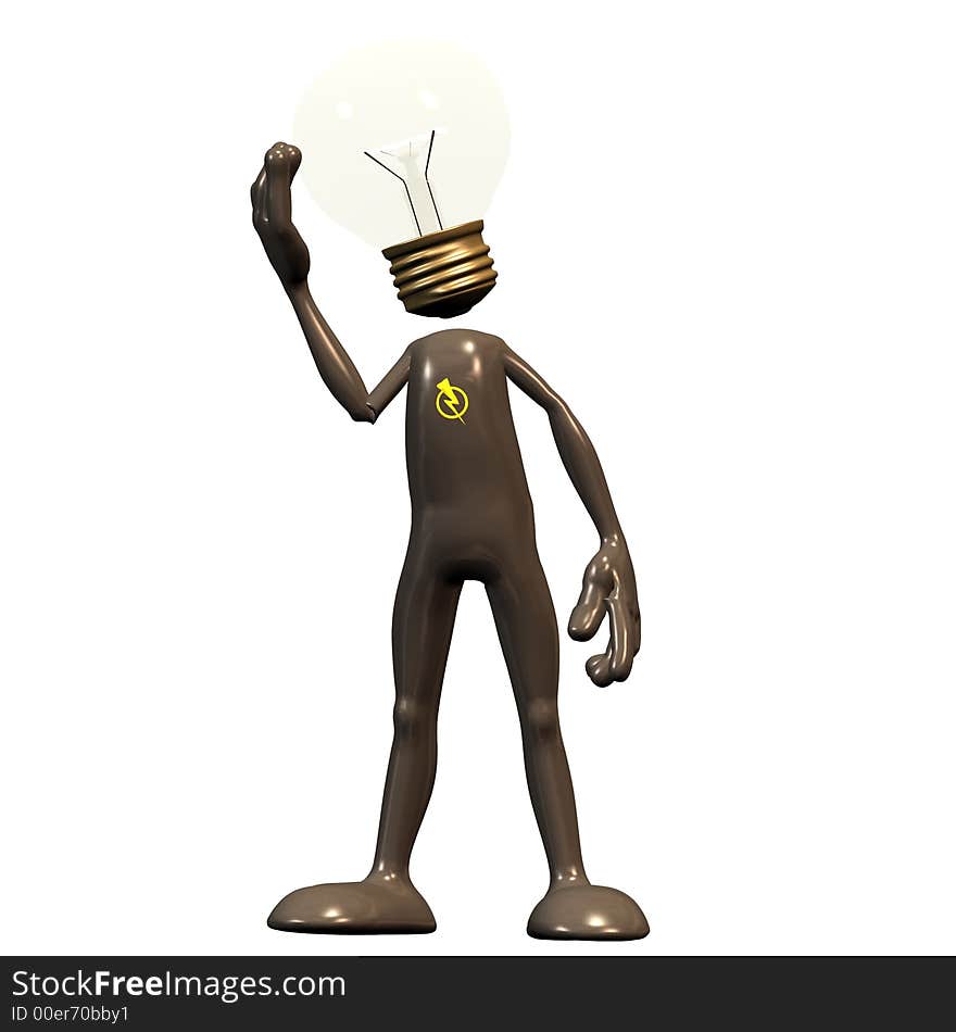 Light bulb this itself with the NNachdenken at the head scratches. Light bulb this itself with the NNachdenken at the head scratches