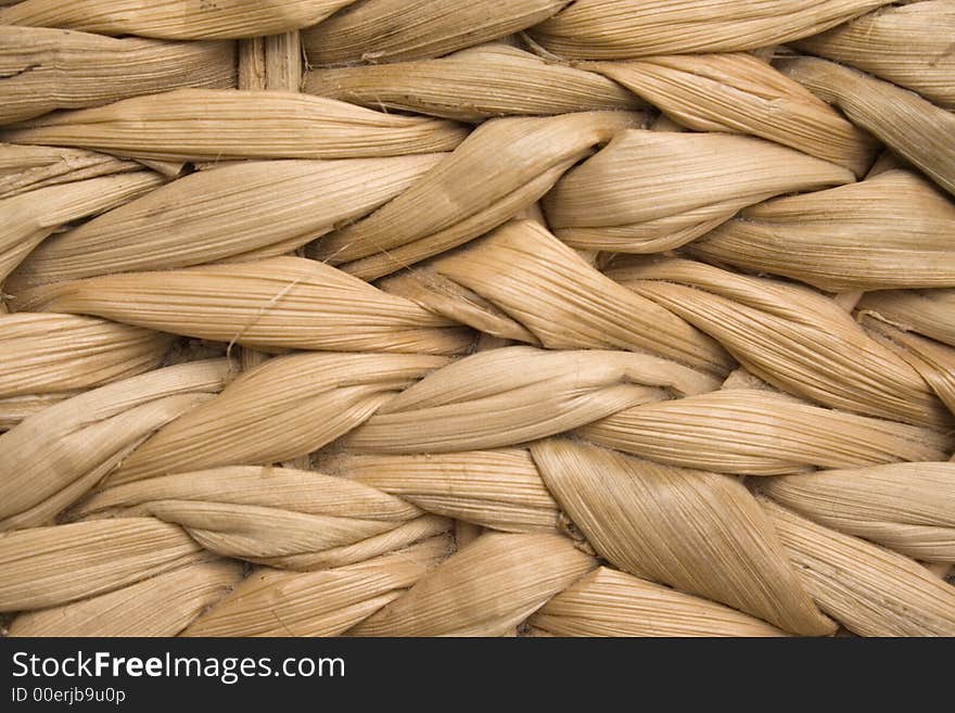 Rattan wickerwork closeup