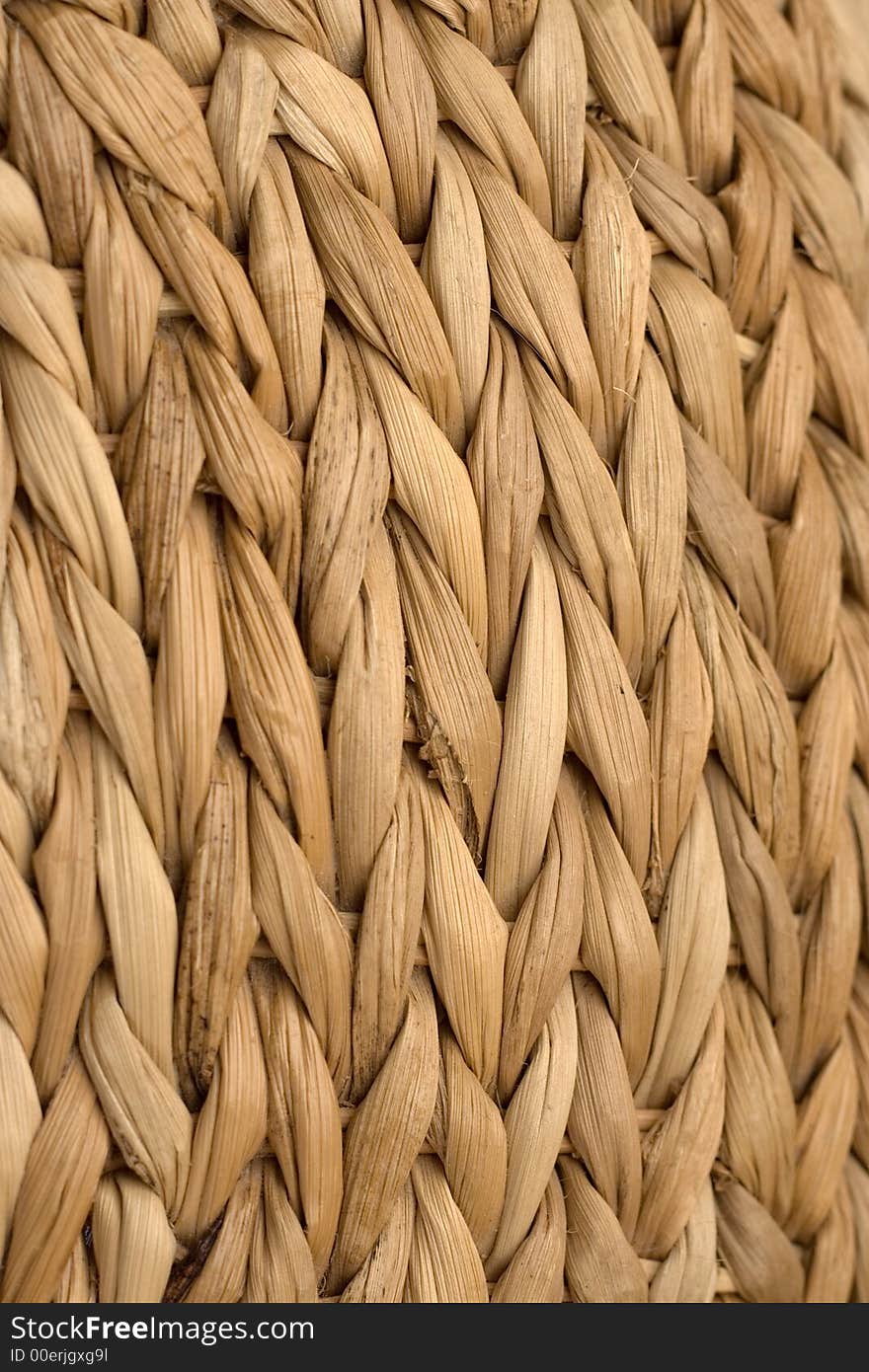 Rattan wickerwork closeup