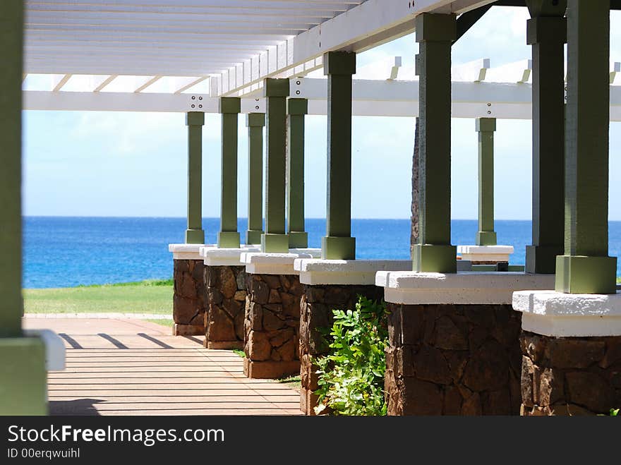 Quiet Cabana at a luxury resort in Maui