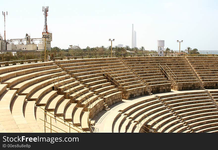 Roman theater in Caesarea, Israel