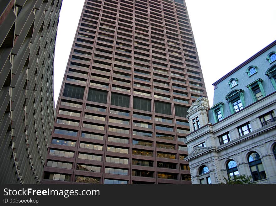 Building at Center Plaza, near Government Center, Boston