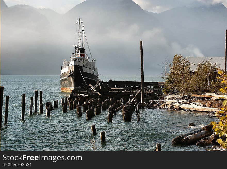 Old Ship Moored