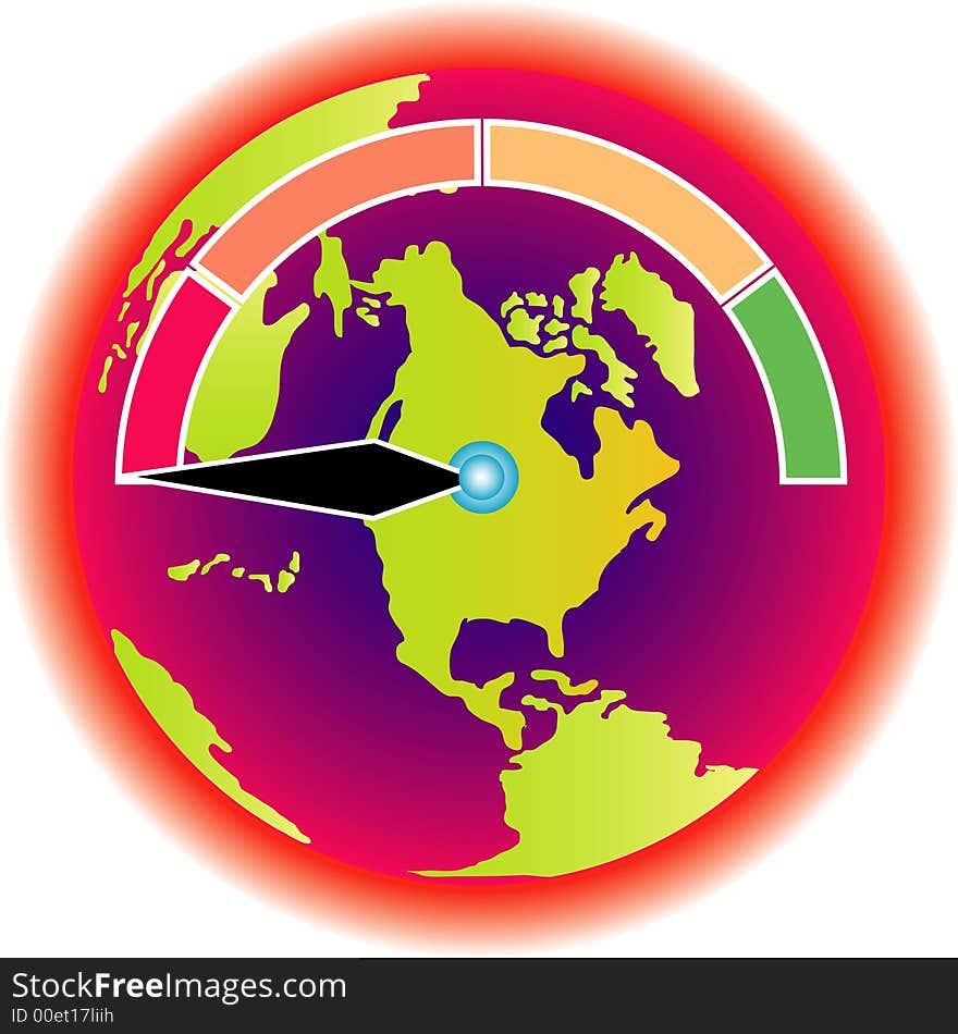 The earth is on the edge of desaster.
This file is also available as Illustrator-file