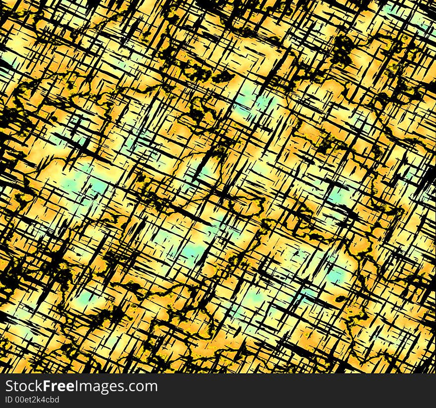 Abstract yellow background with cracks. Abstract yellow background with cracks