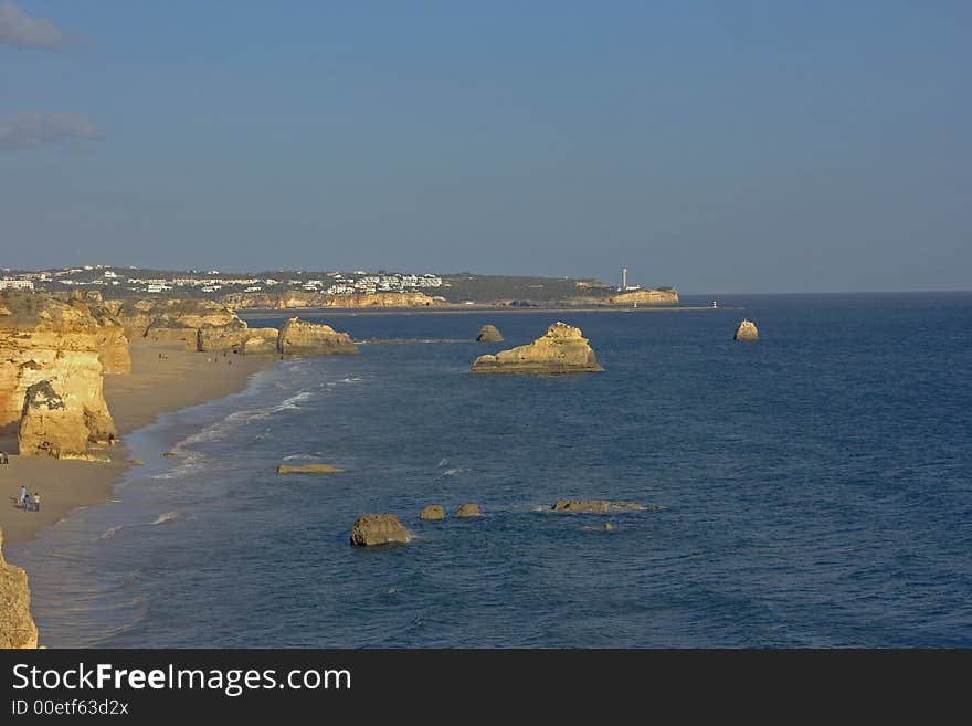 View at  coast from Portugal