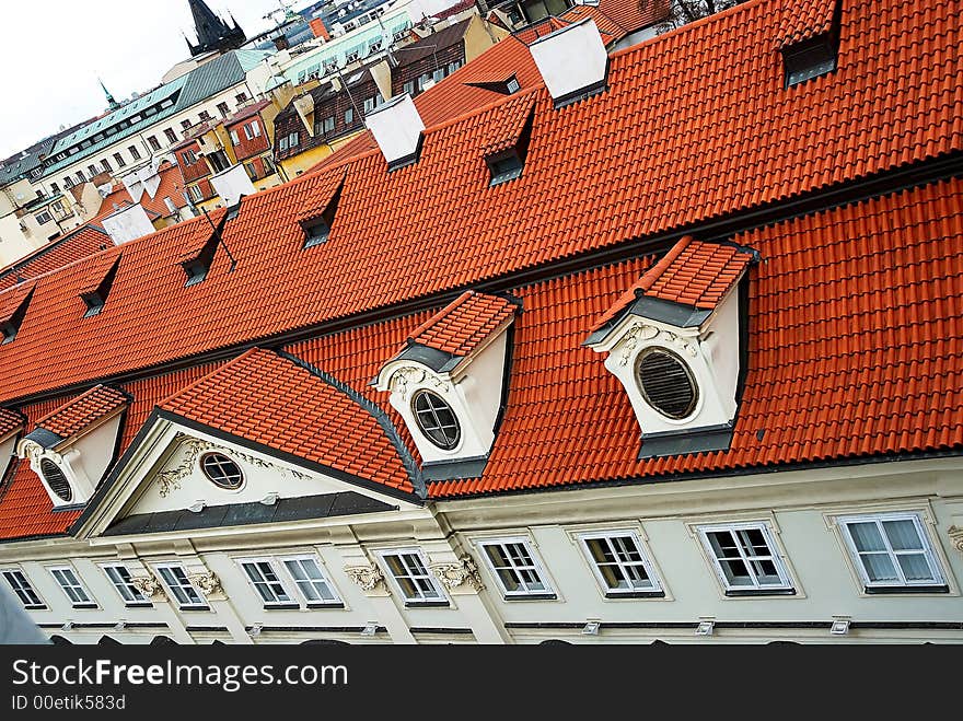 Roofs In Prague