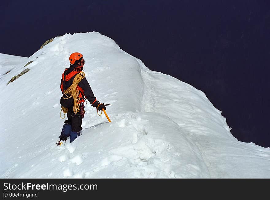 Alpine trekker