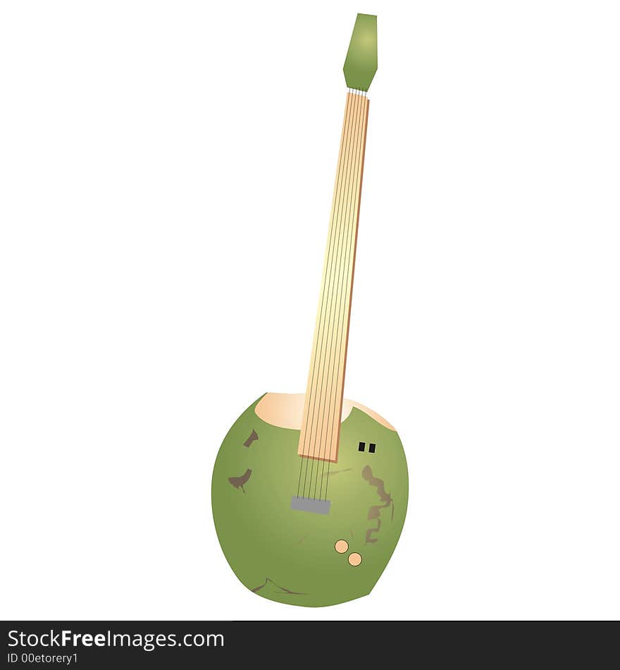 Coconut guitar